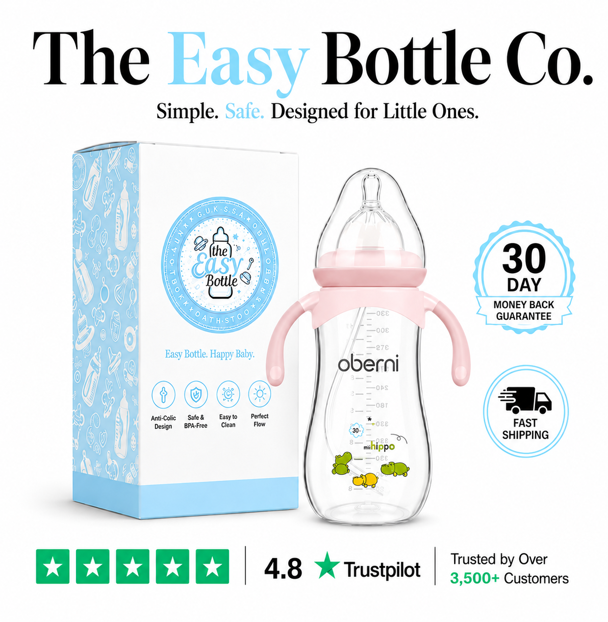 The Easy Bottle - 3-In-1 Bottle